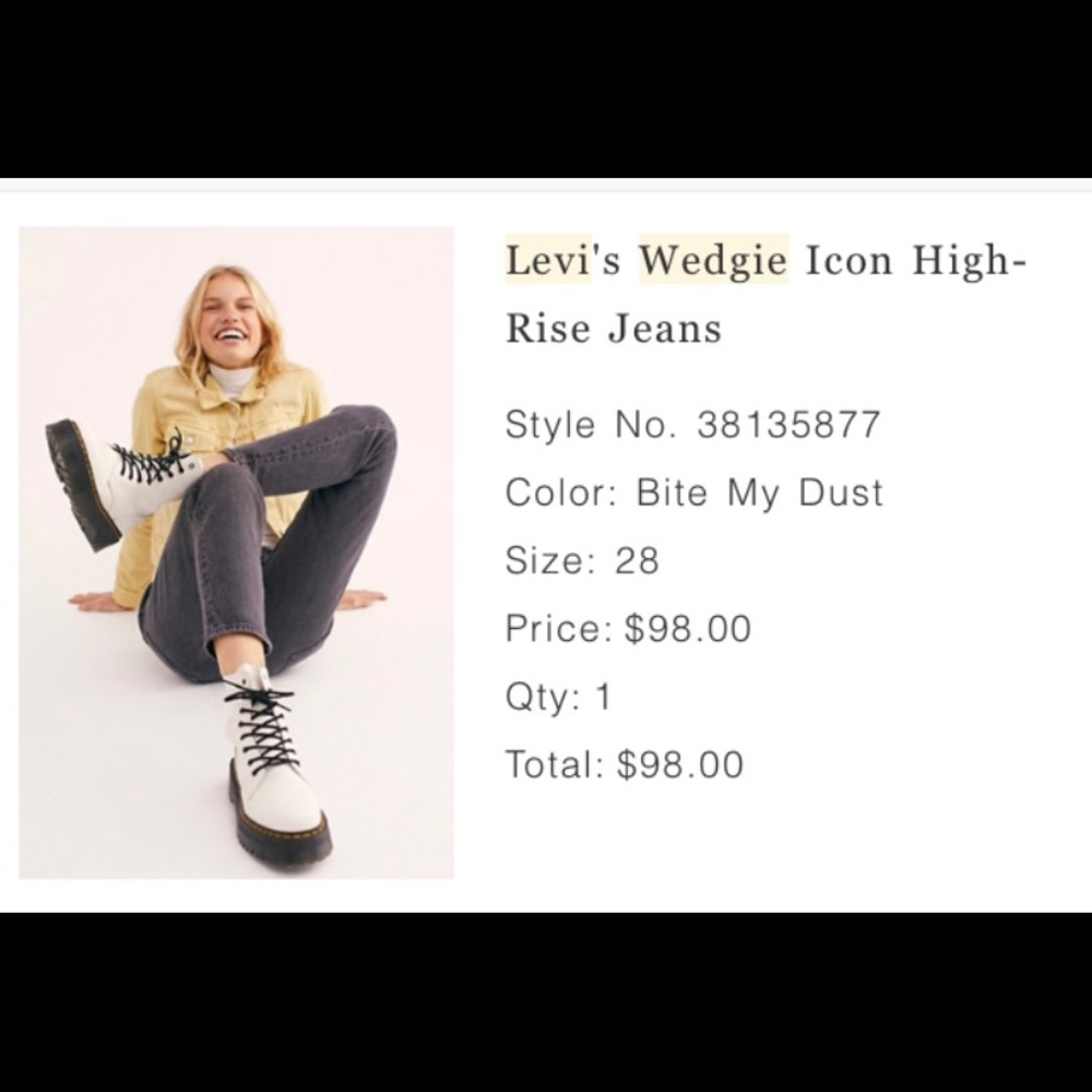 Levi’s Wedgie Icon High-Rise Jeans